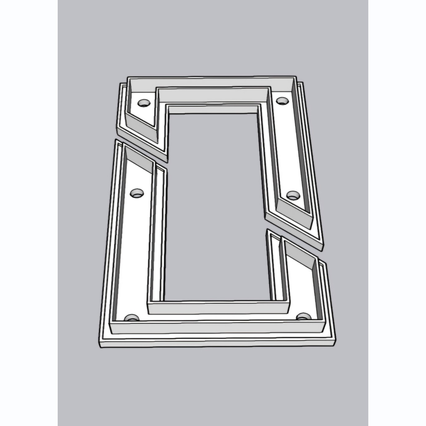 کناف پیش ساخته طرح مستطیل مدل gk-34